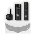 THE PRIME PACKAGE - (Front Hairline Stencils - 16 pack, Hair Fibers, Hold Spray & Applicator Pump)